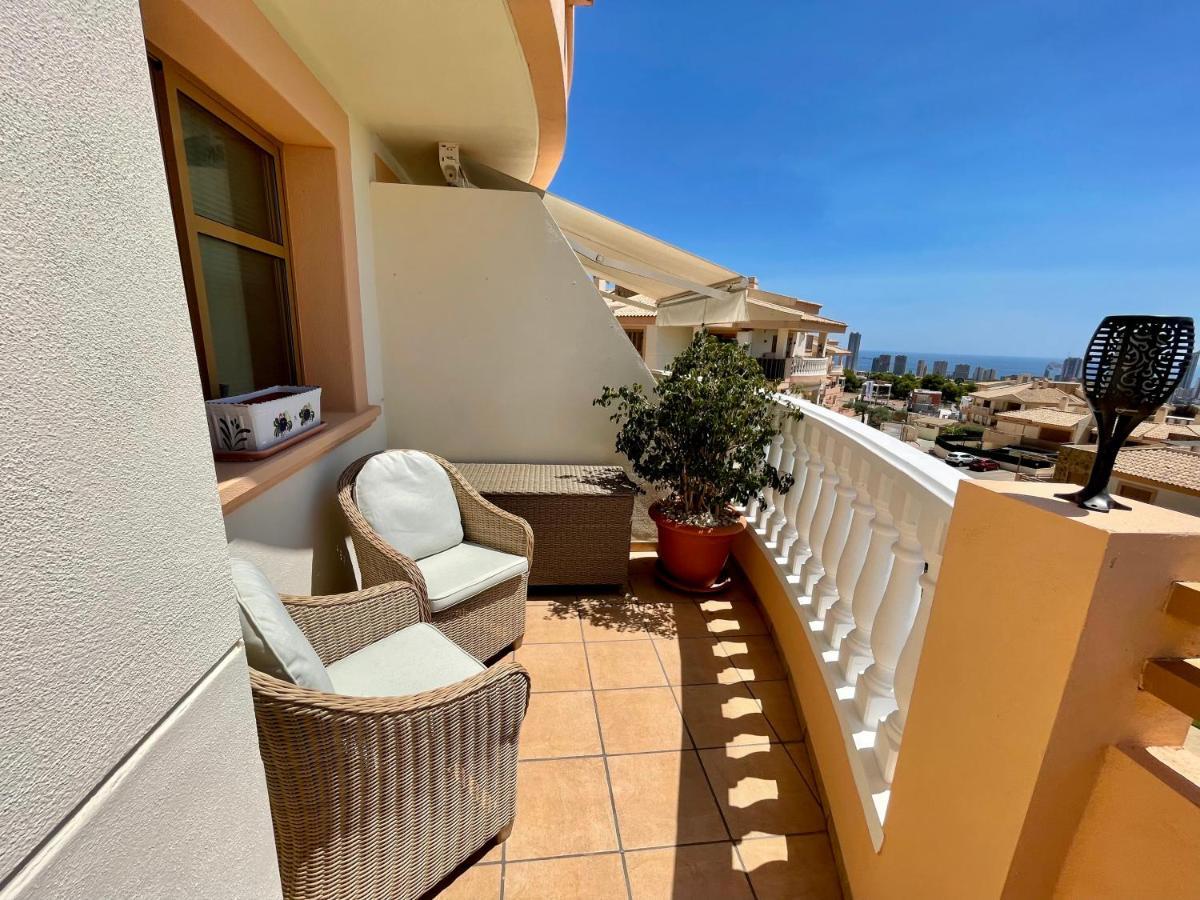 Modern 2-Floor Penthouse With Sea Views - Sleeps 7 Leilighet Finestrat Eksteriør bilde