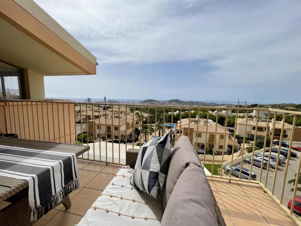 Modern 2-Floor Penthouse With Sea Views - Sleeps 7 Leilighet Finestrat Eksteriør bilde